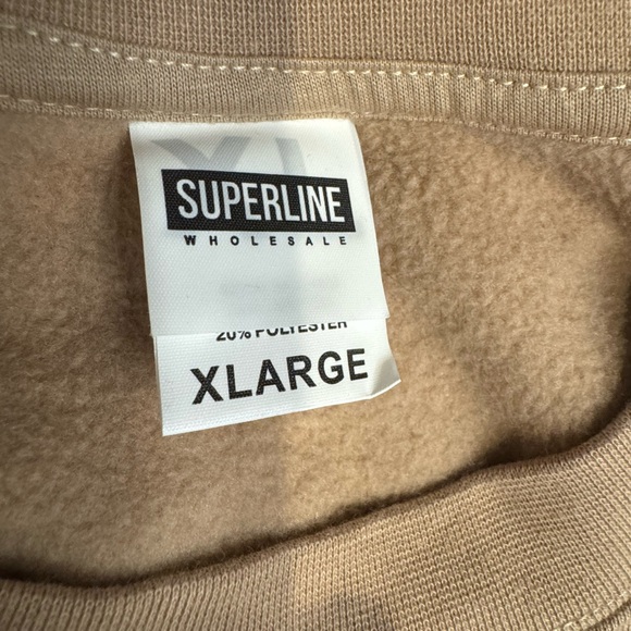 Superline Men's Oatmeal Crewneck Sweatshirt - Picture 6 of 8